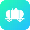 Free Oil Truck Delivery Icon