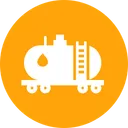 Free Oil Truck Delivery Icon