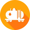 Free Oil Truck Delivery Icon