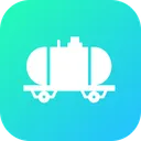 Free Oil Truck Delivery Icon