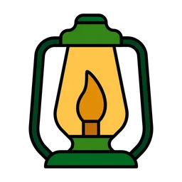 Free Oil Lamp  Icon