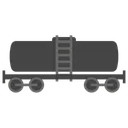 Free Oil Train Luggage Train Train Delivery Icon