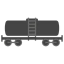 Free Oil Train Luggage Train Train Delivery Icon