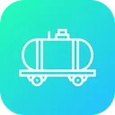 Free Oil Truck Delivery Icon