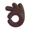 Free Hand Color Dark Icon
