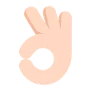 Free Hand Flat Light Icon