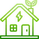 Free Öko-Haus  Symbol