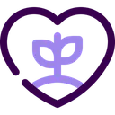 Free Öko-Liebe  Symbol