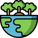 Free Okosystem Baum Planet Symbol