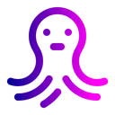 Free Krake Meer Tier Symbol