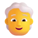 Free White Hair Color Icon