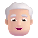 Free White Hair Color Icon