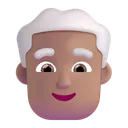 Free White Hair Color Icon