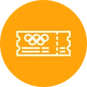 Free Olympia Eintritt Ticket Symbol