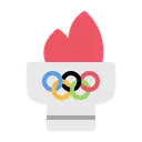 Free Olympisches Feuer  Symbol