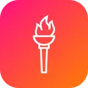 Free Olympic Torch Fire Icon
