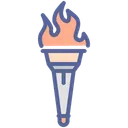 Free Torch Flame Sports Icon
