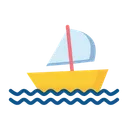 Free Olympics Game Sailing Icon