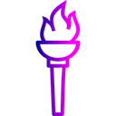 Free Olympia Fackel Feuer Symbol