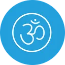 Free Om Sticker Rangoli Icon