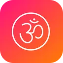 Free Om Sticker Rangoli Icon