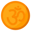 Free Om Etiqueta Engomada Rangoli Icono