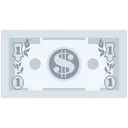 Free One Dollar Note  Icon
