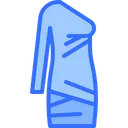Free One Shoulder Fashion Woman Icon