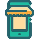Free Online Shop Mobile Icon