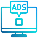 Free Television Ads Advertisment Icon