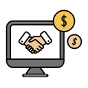 Free Online Agreement  Icon