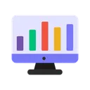 Free Online Analytic  Icon