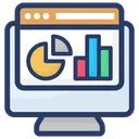 Free Online Analytics Online Statistics Web Infographic Icon