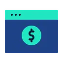 Free Online Banking Fintech Solutions Financial Icon