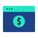 Free Online Banking Fintech Solutions Financial Icon