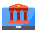 Free Laptop Banking Finance Icon
