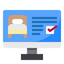 Free Monitor Screen Bed Icon