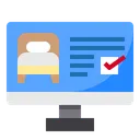 Free Monitor Bildschirm Bett Icon