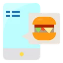 Free Smartphone Hamburger Chat Symbol