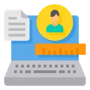 Free Laptop File Online Icon