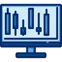 Free Online Candlesticks Candles Statistics Icon