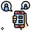Free Chat Onilne Application Icon