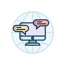 Free Computer Pc Chat Icon