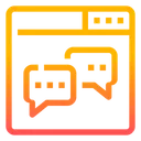 Free Chat Website Seo And Web Icon