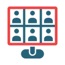 Free Online Conference Online Meeting Video Conference Icon