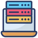 Free Online Datenserver SQL Digitale Datenbank Symbol