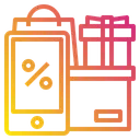 Free Discount Mobile Shopping Icon