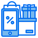 Free Discount Mobile Shopping Icon
