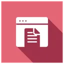 Free Document File Webpage Icon