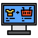 Free Online Shopping Monitor Bildschirm Symbol